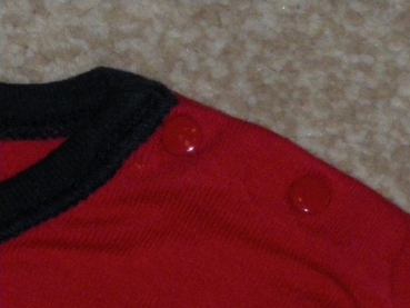 Sportshirt Gr. 74/80 KANZ rot/dunkelblau