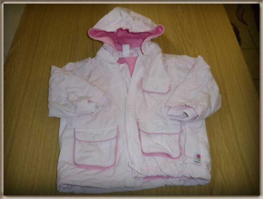 Jacke Gr. 80 H&M rosa mit Kaputze