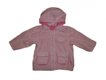 Jacke Gr. 80 H&M rosa mit Kaputze