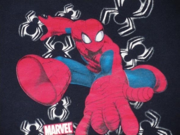 Langarmshirt Gr. 86/92 Marvel - Spiderman rot/blau