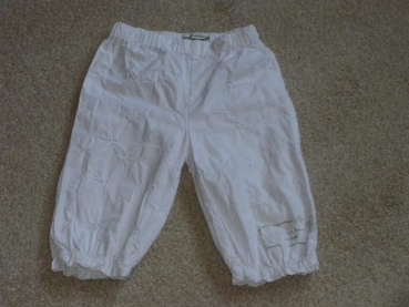 Sommerhose Gr. 68 name it weiss