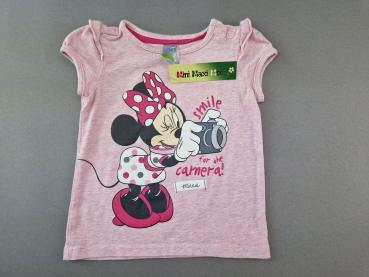 T-Shirt Gr. 68/74 Disney C&A rosa Micky Glitzer