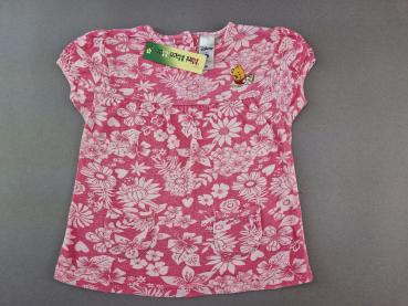 T-Shirt Gr. 80 Disney rosa/weiß Blumen Winnie Puh