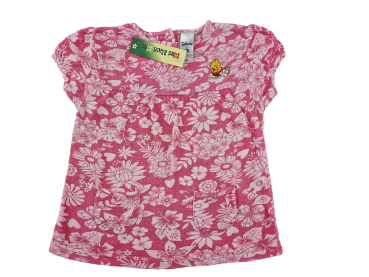 T-Shirt Gr. 80 Disney rosa/weiß Blumen Winnie Puh