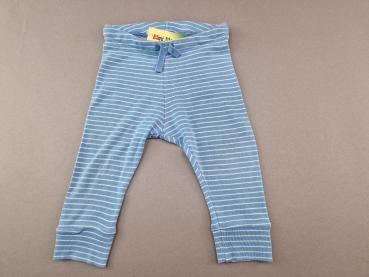 Ringelhose Gr. 74 H&M hellblau/weiß lang