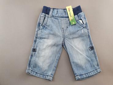 bequeme Jeans Gr. 62/68 Topomini hellblau mit breitem Gummibund