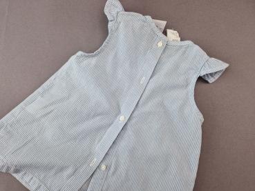 Sommerbluse Gr. 86 H&M hellblau mit Flügelärmeln