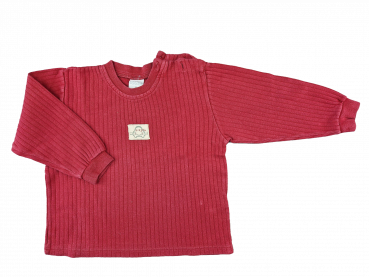 Rippshirt Gr. 80 Kanz bordeaux