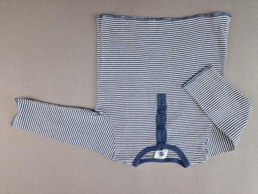 Ringelshirt Gr. 68/74 Petit Bateau blau/weiß