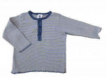 Ringelshirt Gr. 68/74 Petit Bateau blau/weiß