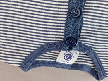 Ringelshirt Gr. 68/74 Petit Bateau blau/weiß