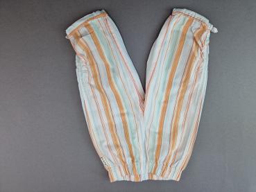 Sommerhose Gr. 74 Klitzeklein orange/weiß gestreift