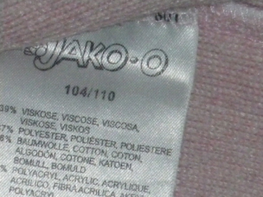 Weste Gr. 98/104 Jako-o rosa