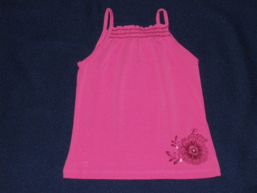 Stretchtop Gr. 92/98 Esprit pink mit Strasssteinchen - schick