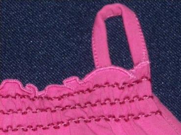 Stretchtop Gr. 92/98 Esprit pink mit Strasssteinchen - schick