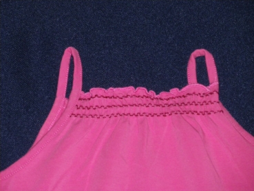 Stretchtop Gr. 92/98 Esprit pink mit Strasssteinchen - schick