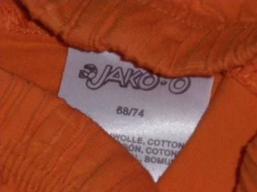 Sweathose Gr. 68-80 Jako-o orange