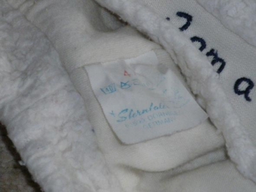 Babymütze KU 46/48 Sterntaler weiß - I am a Yeti