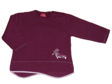 Sweatshirt Gr. 80 Sanetta bordeaux