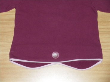 Sweatshirt Gr. 80 Sanetta bordeaux