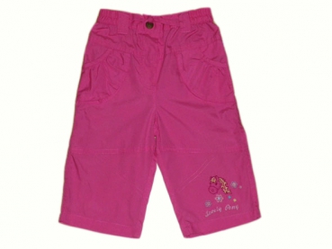 Sommerhose Gr. 68 pink mit Blumen