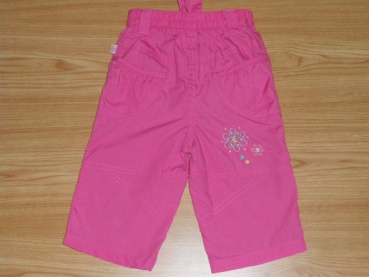 Sommerhose Gr. 68 pink mit Blumen