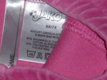 Samthose Gr. 68/74 Jako-o rosa