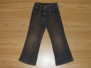 Stretchjeans Gr. 98/104 Palomino mit Gürtel braun