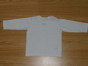 Sweatshirt Gr. 74 H&M weiß