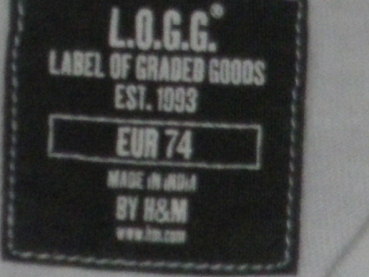 Sweatshirt Gr. 74 H&M weiß