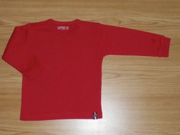 Langarmshirt Gr. 74 Jako-o rot einfarbig