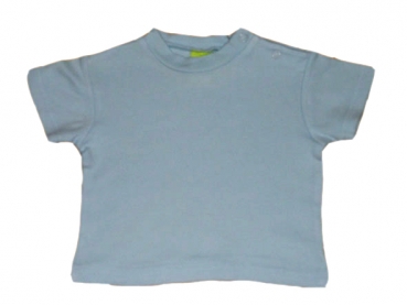 T-Shirt Gr. 56 für kleine Mäuse hellblau einfarbig