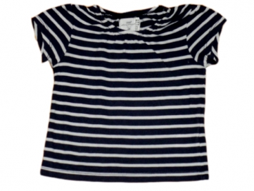 Ringelshirt H&M Gr. 74 blau/weiß