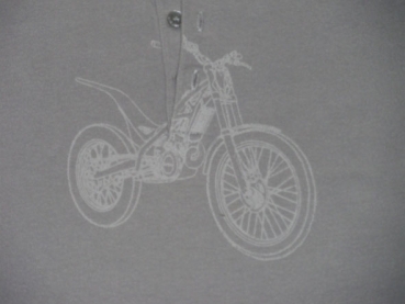 Langarmshirt Gr. 86 Zara grau mit Moped