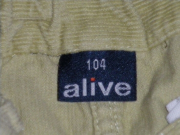 Cordrock Gr. 92 - 104 Alive mintgrün
