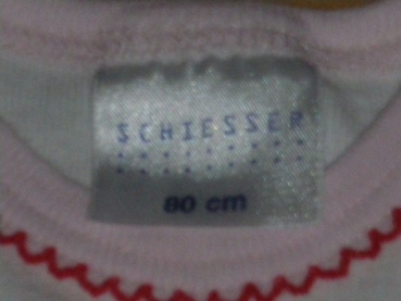 Spieler Body  Gr. 80 Schiesser rosa