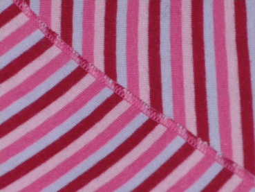 elastisches Halstuch rosa rot Ringelmuster