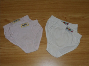 Unterhose Gr. 92/98 Jako-o rosa und weiß