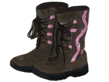 Winterstiefel Gr. 28 Lico braun/rosa