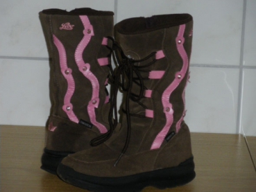 Winterstiefel Gr. 28 Lico braun/rosa