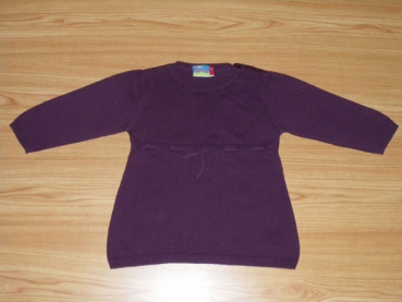 Strickpulli Gr. 80 Topolino lila mit Bindeband