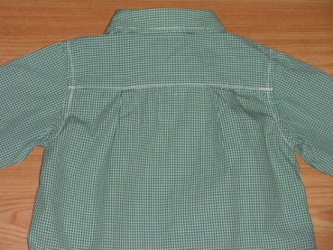 Karohemd Gr. 80/86 H&M grün/weiß schick