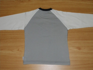 Langarmshirt Gr. 80/86 Mexx blau/weiß mit Aufdruck