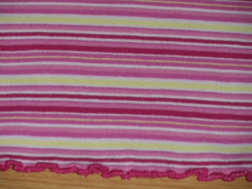 Ringelshirt Gr. 74/80 rosa/pink/gelb/weiß