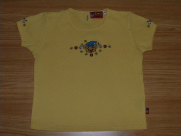 T-Shirt Gr. 92/98 Lindex gelb mit Teddy - süß!