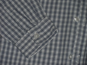 Karohemd Gr. 86 H&M blau/weiß