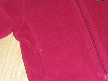 Fleecejacke Gr. 74/80 Aldi mit Mütze rot