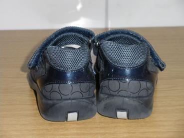 Lackschuhe Gr. 26 blau Leder aus Italien