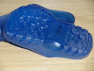 Badeschuhe Gr. 22 blau Clogs