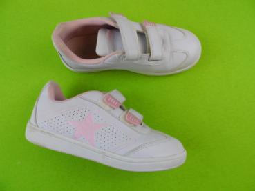 Turnschuhe Gr. 32 weiß/rosa